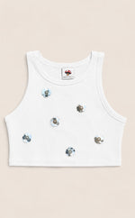 Load image into Gallery viewer, Sequin Flower Vest
