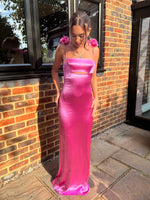 Load image into Gallery viewer, Pink Metallic Dress
