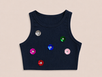 Load image into Gallery viewer, Sequin Flower Vest
