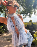 Load image into Gallery viewer, Senorita Halter Top
