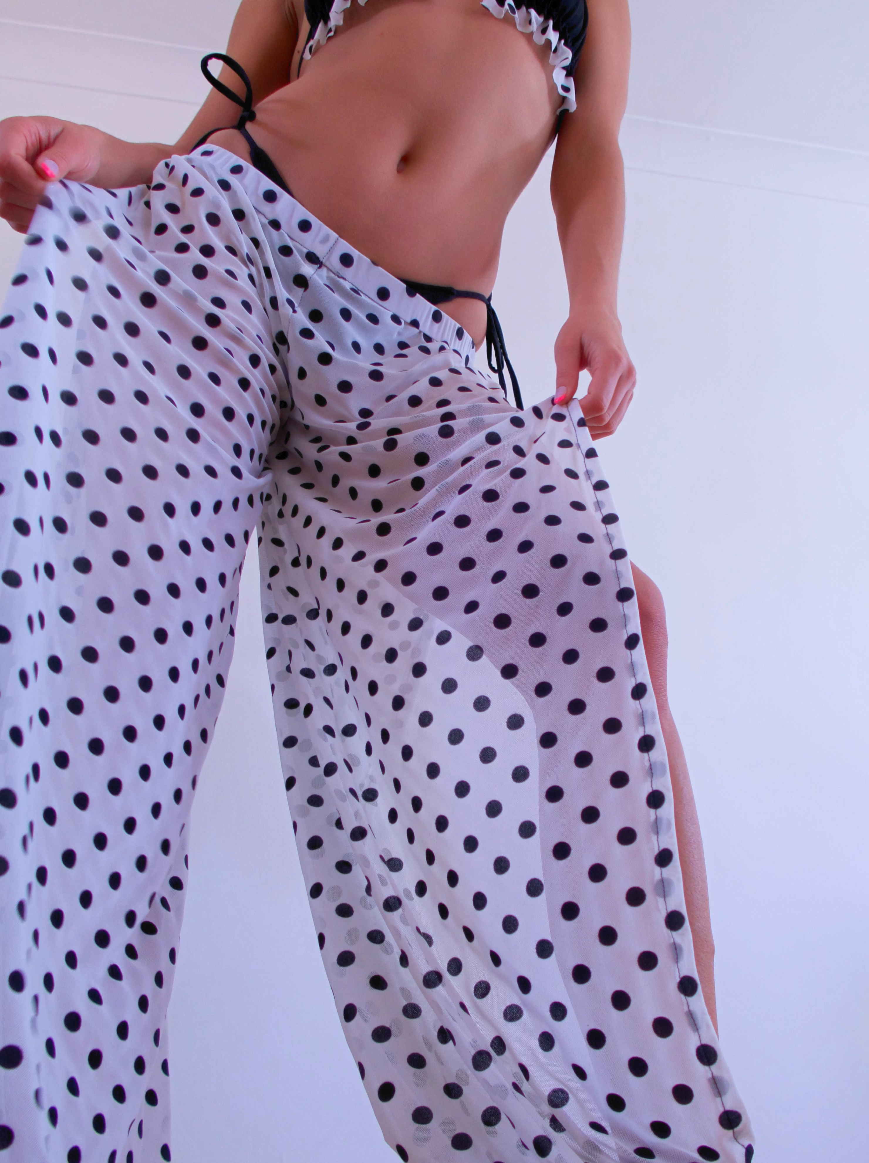 Polka Dot 3 Piece Bikini Set
